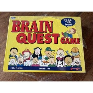 University Games Brain Quest Board Game 1993 2-4 Players Ages 6-12 New Sealed
